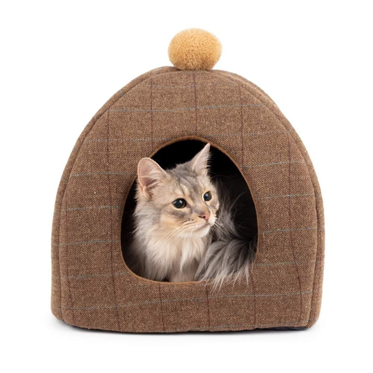 Basic Tweedy Katt Igloo Brun