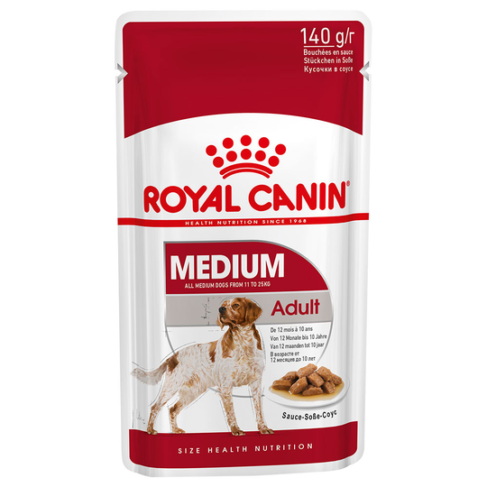 Royal Canin Medium Adult i sås - 20 x 140 g