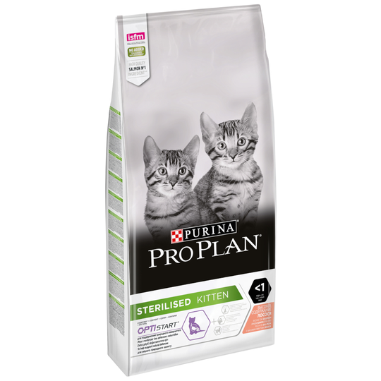 Pro Plan Sterilised Kitten Rich in Salmon - 10 kg