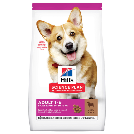 Hill's Science Plan Adult 1-6 Small & Mini Lamb & Rice - Ekonomipack: 2 x 6 kg