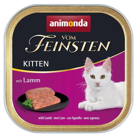 Ekonomipack: Animonda vom Feinsten Kitten 36 x 100 g - Lammkött