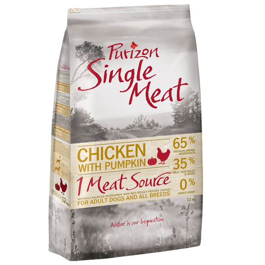 Purizon Single Meat Adult Chicken & Pumpkin - spannmålsfritt - 1 kg