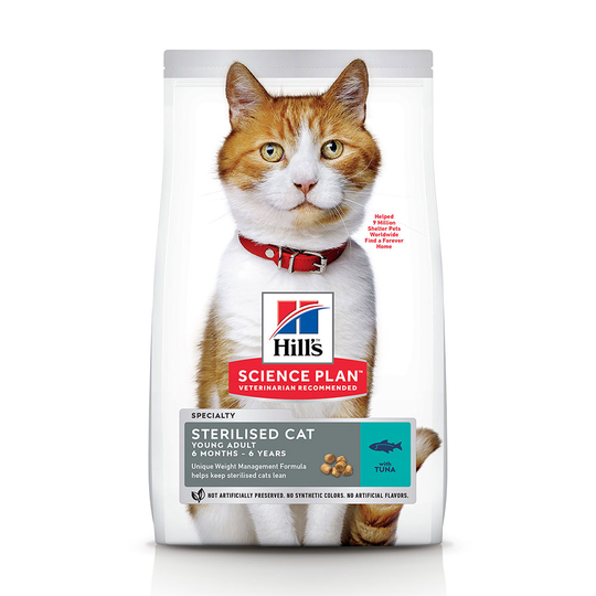 Hill's Science Plan Adult Sterilised Tuna - 10 kg