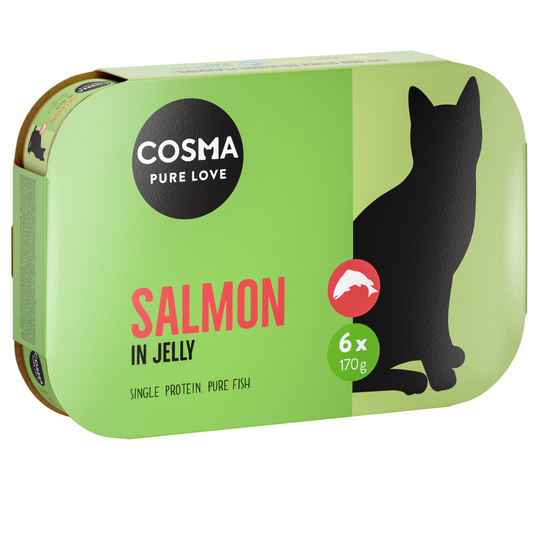 Ekonomipack: Cosma Original i gelé 24 x 170 g Lax