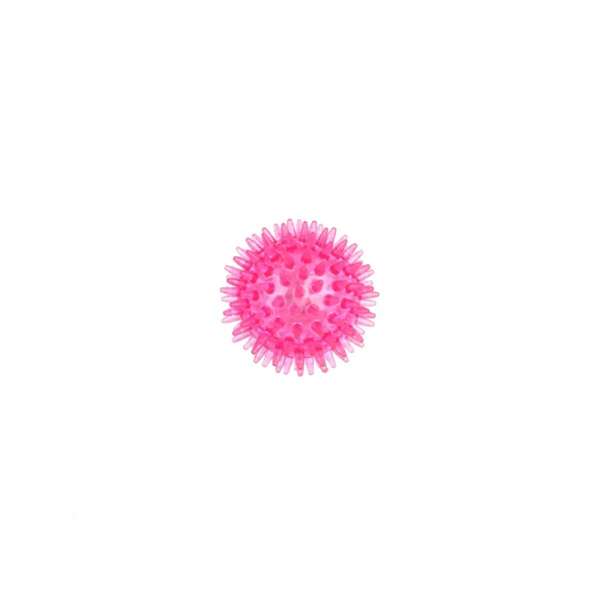 Little&Bigger TPR Spikboll LED Rosa 4,5 cm