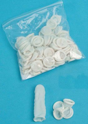 Latexfinger - Trimtillbehör (L)