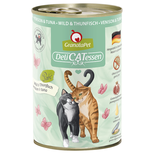GranataPet DeliCatessen 6 x 400 g - Vilt & tonfisk