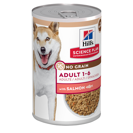 Hill's Science Plan Adult No Grain Salmon - Ekonomipack: 24 x 363 g