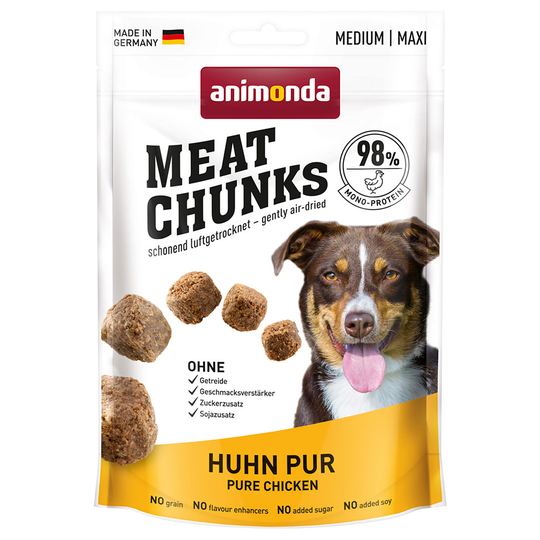 Animonda Meat Chunks Medium / Maxi - 80 g Chicken Pur