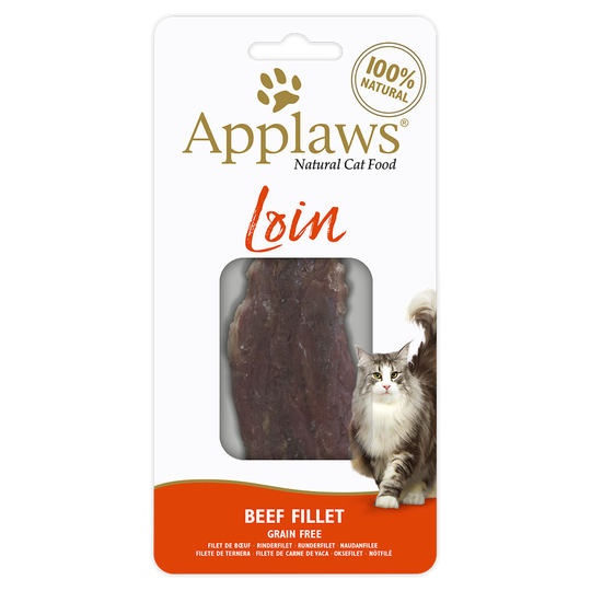 Applaws Cat Beef Loin - Ekonomipack: 3 x 20 g