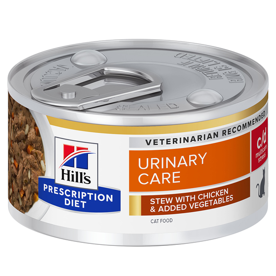 Hill's Prescription Diet c/d Multicare Stress Urinary Care Chicken kattmat - Ekonomipack: 24 x 82 g