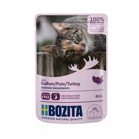 Bozita Bitar i Sås Kalkon 85 g