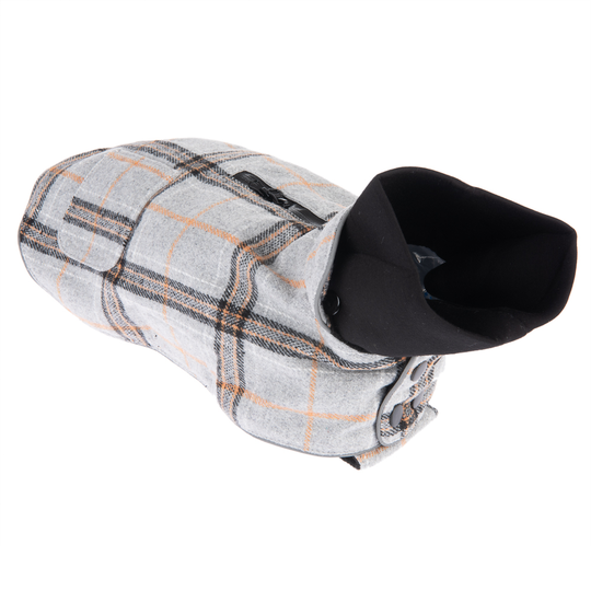 Flannel Check hundtäcke - ca. 70 cm Rygglängd