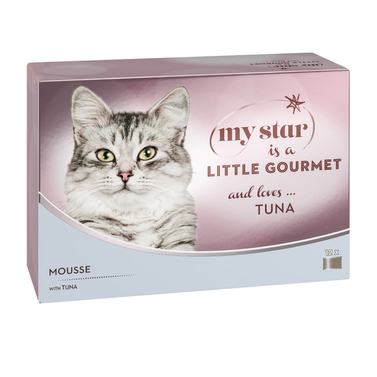 Ekonomipack: My Star Mousse Gourmet burk 48 x 85 g - Tuna
