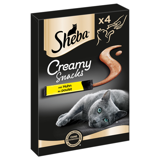 Sheba Creamy Snacks 4 / 9 x 12 g - Kyckling 4 x 12 g