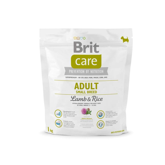Brit Care Adult Small Breed Lamb & Rice (1 kg)