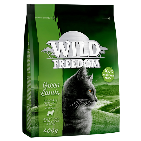 400 g Wild Freedom torrfoder till prova-på-pris! - Adult Green Lands - Lamb