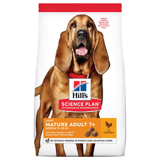 Hill's Science Plan Mature Adult 7+ Medium Light Chicken 2,5 kg