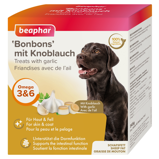 beaphar 'Bonbons' godis med vitlök - Ekonomipack: 2 x 245 g