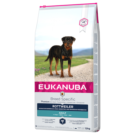 Eukanuba Adult Breed Specific Rottweiler Ekonomipack: 2 x 12 kg