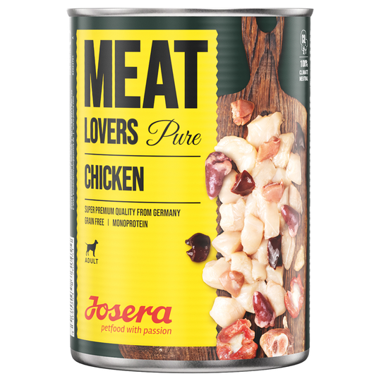 Ekonomipack: Josera Meatlovers Pure 12 x 800 g - Kyckling