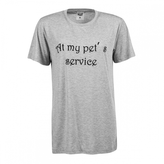 Little&Bigger At my pet's service T-shirt Grå (XS)