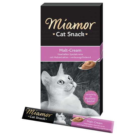 Miamor Cat Snack Malt Cream - Ekonomipack: 24 x 15 g