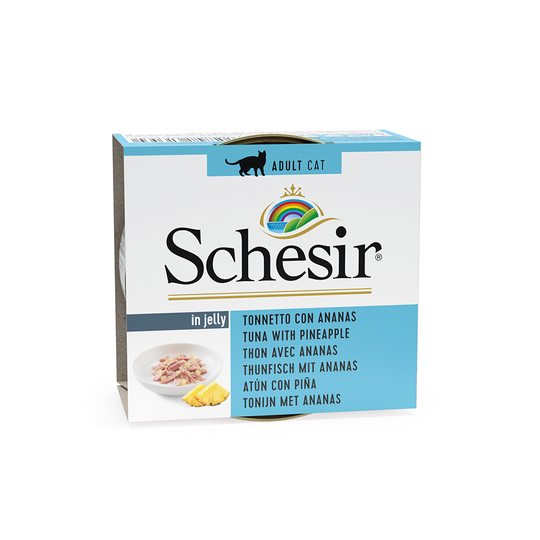 Ekonomipack: Schesir Fruit 24 x 75 g - Tonfisk & ananas