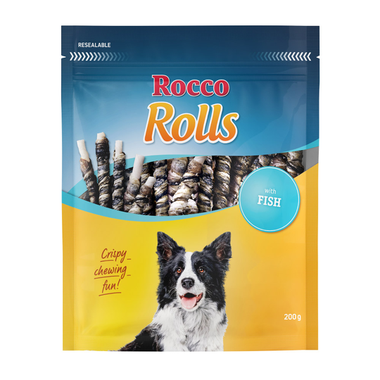 Ekonomipack: 6/12 x 200 g Rocco Rolls Fisk 6 x 200 g