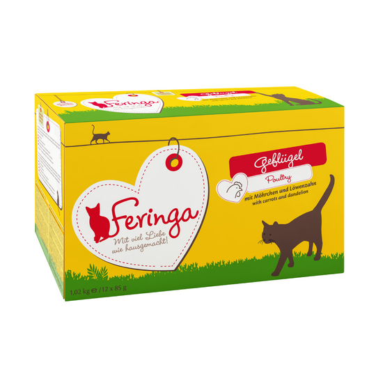 Feringa 12 x 85 g i portionspåse - Fjäderfä med morötter