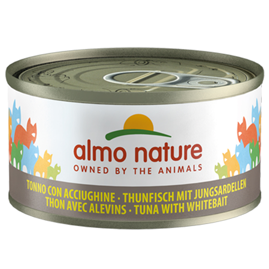 Ekonomipack: Almo Nature 48 x 70 g - Tonfisk & babysardiner