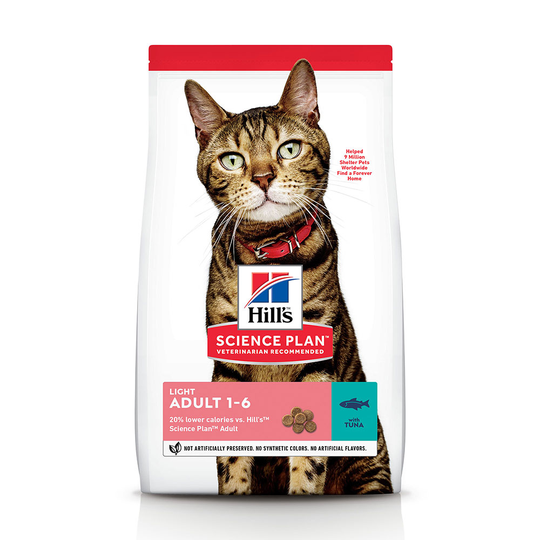 Hill's Science Plan torrfoder för katt till sparpris! - Adult Light Tuna (7 kg)