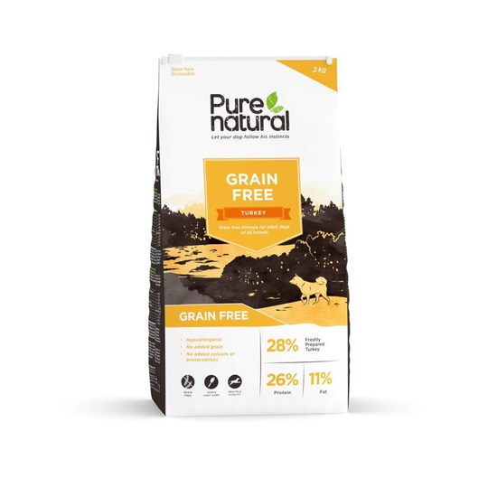 Purenatural Dog Adult Grain Free Turkey (2 kg)