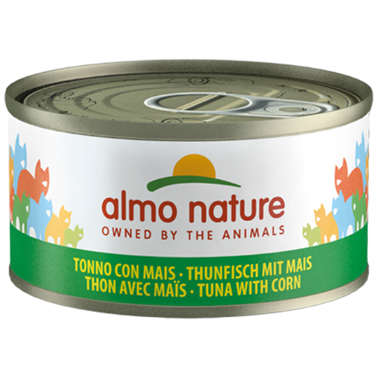 Ekonomipack: Almo Nature 48 x 70 g - Tonfisk & majs