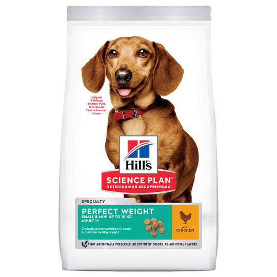 Hill's Science Plan hundfoder till sparpris! - Adult 1+ Perfect Weight Small & Mini Chicken (6 kg)