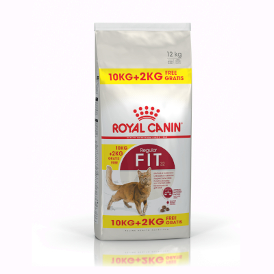 10 + 2 kg på köpet! 12 kg Royal Canin kattfoder - Fit 32 (10 kg + 2 kg på köpet!)