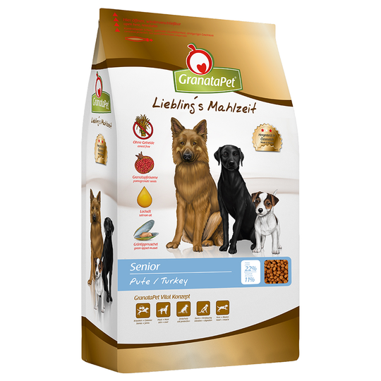 Ekonomipack: GranataPet hundfoder till lågpris! - Senior Kalkon (2 x 10 kg)