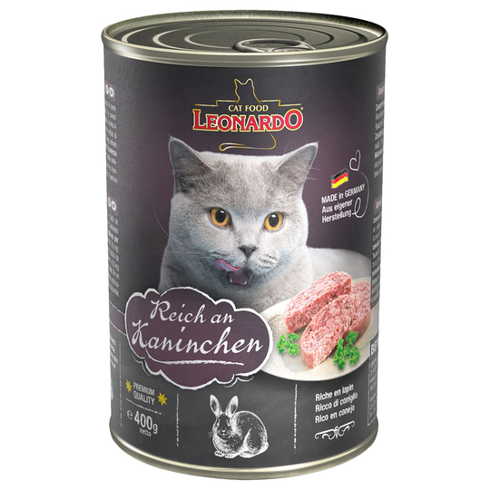 Leonardo All Meat 6 x 400 g - Rich in Rabbit