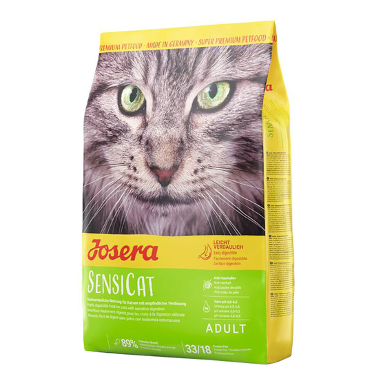 Ekonomipack: 2 x 2 kg Josera kattfoder SensiCat
