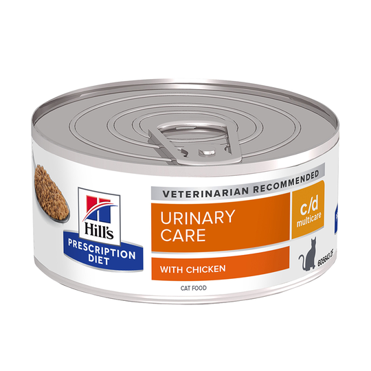 Ekonomipack: Hill's Prescription Diet Feline 24 x 156 g burkar - 156 g c/d Multicare i burk