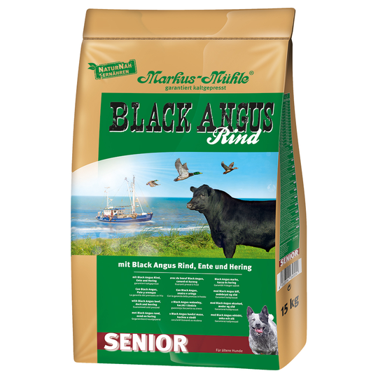 Markus-Mühle Black Angus Senior - Ekonomipack: 2 x 15 kg