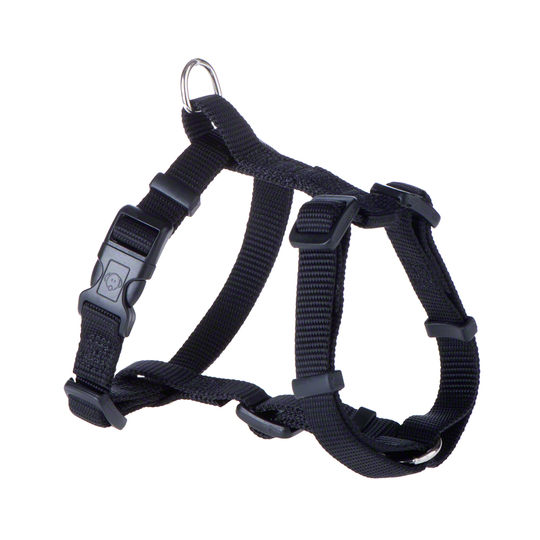 HUNTER set: Ecco Sport Vario Rapid sele + koppel, svart - Sele M - L + koppel 200 cm / svart