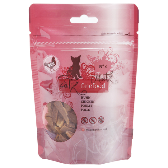 catz finefood Meatz - Blandpack II: 1 x N°3 Kyckling 45 g & 1 x N°9 Hjort 45 g