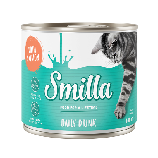 Smilla Daily Drink kattdryck med kyckling - 6 x 140 ml