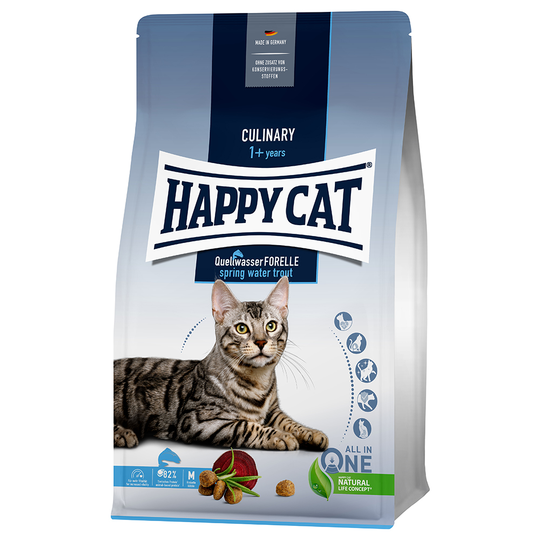 Happy Cat Culinary Adult Spring Water Trout - Ekonomipack: 2 x 1,3 kg