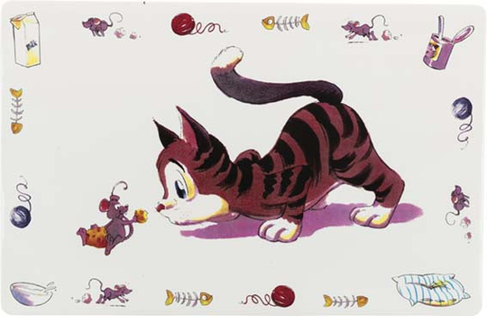 Matskålsunderlägg Katt - Happy Cat