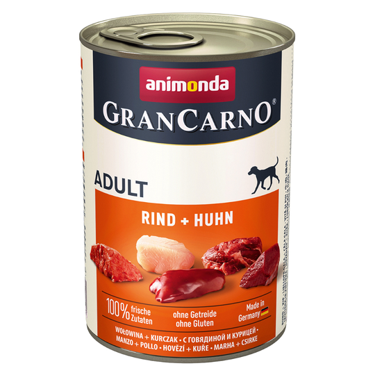 Blandpack: Animonda Original GranCarno Adult 6 x 400 g - Blandpack I, 6 sorter