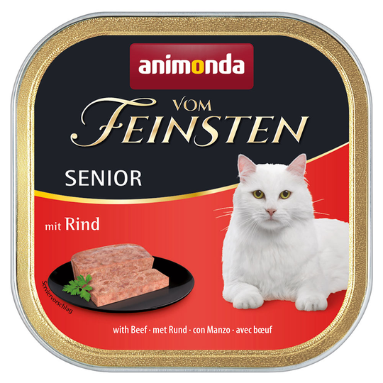 Ekonomipack: Animonda vom Feinsten Senior 72 x 100 g - Nötkött