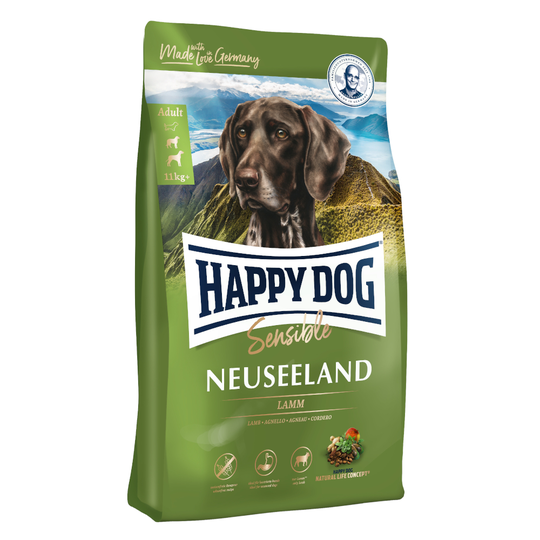 Blandat ekonomipack: 2 x 12,5 kg Happy Dog Supreme - Blandpack: Africa + New Zealand
