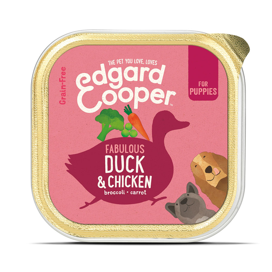 Edgard & Cooper Dog Puppy Duck & Chicken (300 g)
